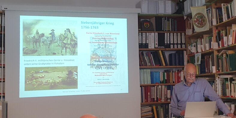 Bild zum Vortrag von Hr. Scheffler im Rahmen der Feierlichkeit – 50. Jubiläum der Landesgruppe Niedersachsen im Jahr 2024